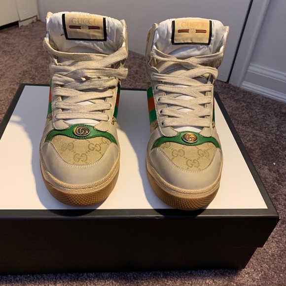 Gucci Sneakers Men Screener GG Hightops 7.5 (US 8) - Picture 1 of 6